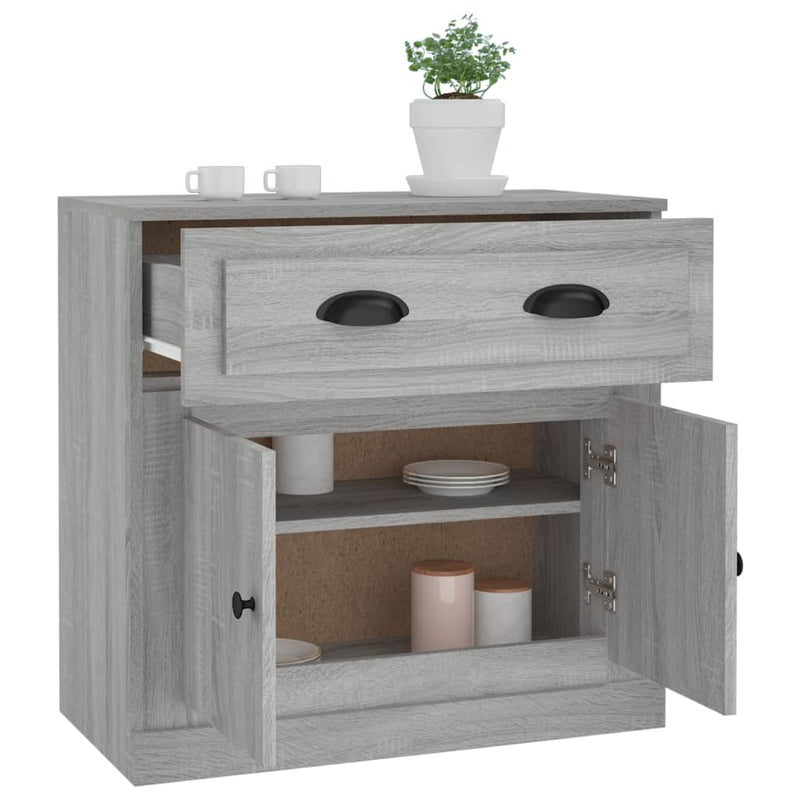 Sideboard Grey Sonoma 70x35.5x67.5 cm Engineered Wood Payday Deals