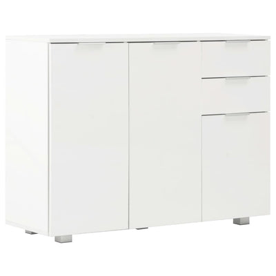 Sideboard High Gloss White 107x35x76 cm Payday Deals