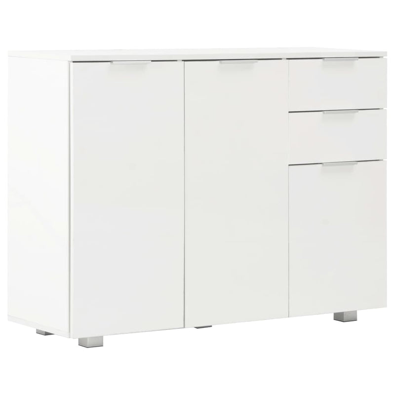 Sideboard High Gloss White 107x35x76 cm Payday Deals