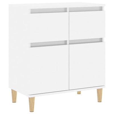 Sideboard High Gloss White 60x35x70 cm Engineered Wood Payday Deals