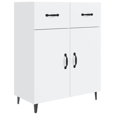 Sideboard High Gloss White 69.5x34x90 cm Engineered Wood Payday Deals