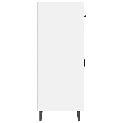 Sideboard High Gloss White 69.5x34x90 cm Engineered Wood Payday Deals