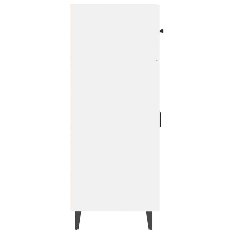 Sideboard High Gloss White 69.5x34x90 cm Engineered Wood Payday Deals