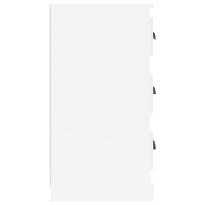 Sideboard High Gloss White 70x35.5x67.5 cm Engineered Wood Payday Deals