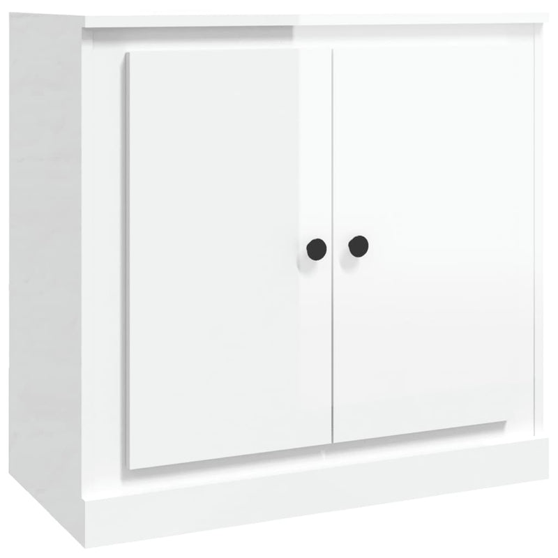 Sideboard High Gloss White 70x35.5x67.5 cm Engineered Wood Payday Deals