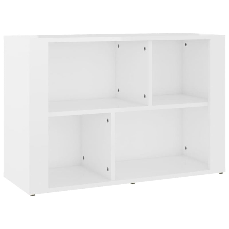 Sideboard High Gloss White 80x30x54 cm Engineered Wood Payday Deals