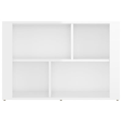 Sideboard High Gloss White 80x30x54 cm Engineered Wood Payday Deals