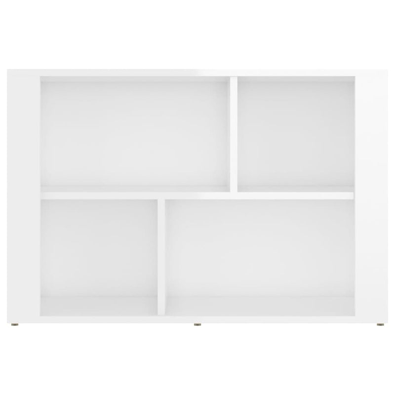 Sideboard High Gloss White 80x30x54 cm Engineered Wood Payday Deals