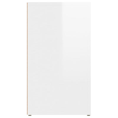 Sideboard High Gloss White 80x30x54 cm Engineered Wood Payday Deals
