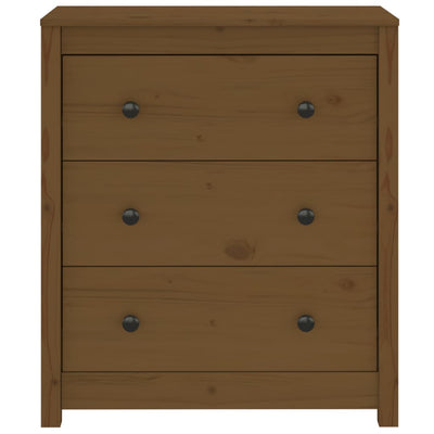 Sideboard Honey Brown 70x35x80 cm Solid Wood Pine Payday Deals