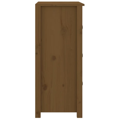 Sideboard Honey Brown 70x35x80 cm Solid Wood Pine Payday Deals