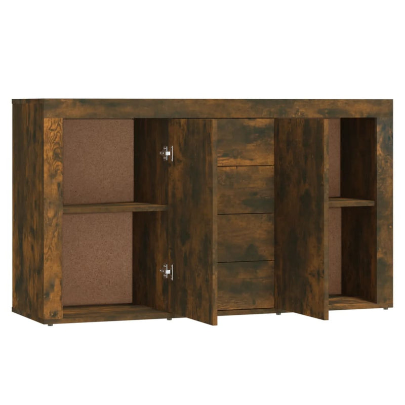Sideboard Smoked Oak 120x36x69 cm Engineered Wood Payday Deals