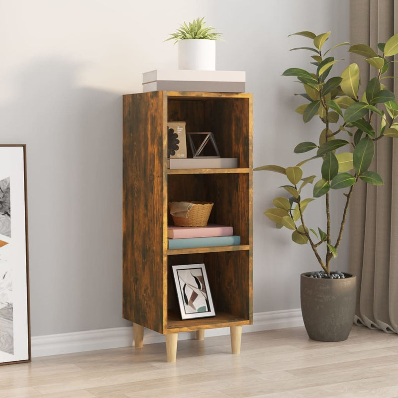 Sideboard Smoked Oak 34.5x32.5x90 cm Engineered Wood Payday Deals