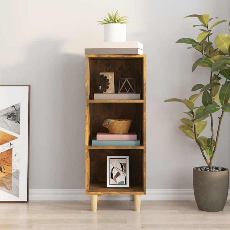 Sideboard Smoked Oak 34.5x32.5x90 cm Engineered Wood Payday Deals