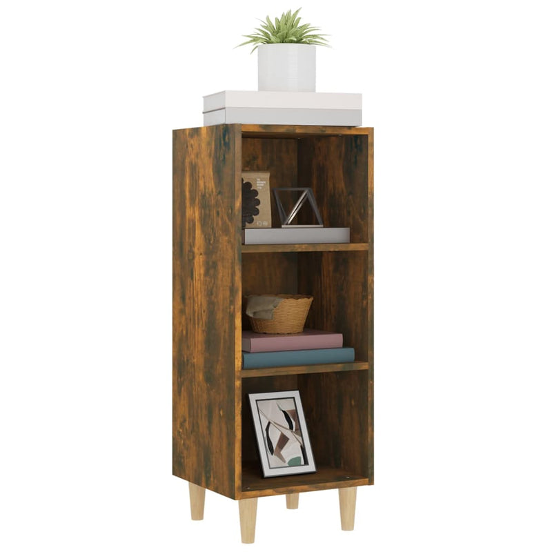 Sideboard Smoked Oak 34.5x32.5x90 cm Engineered Wood Payday Deals
