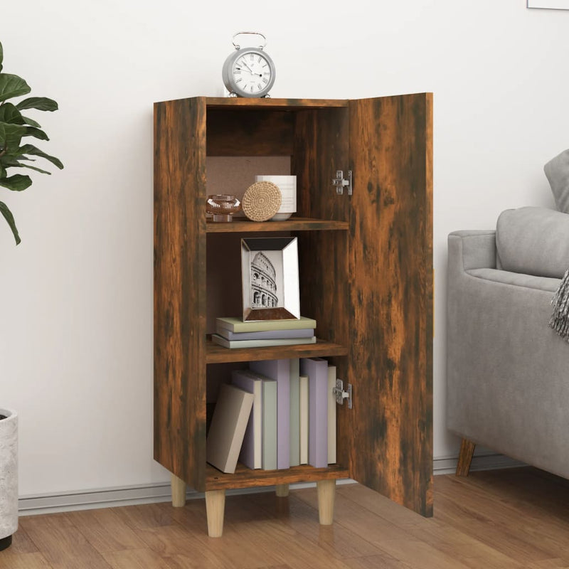 Sideboard Smoked Oak 34.5x34x90 cm Engineered Wood Payday Deals