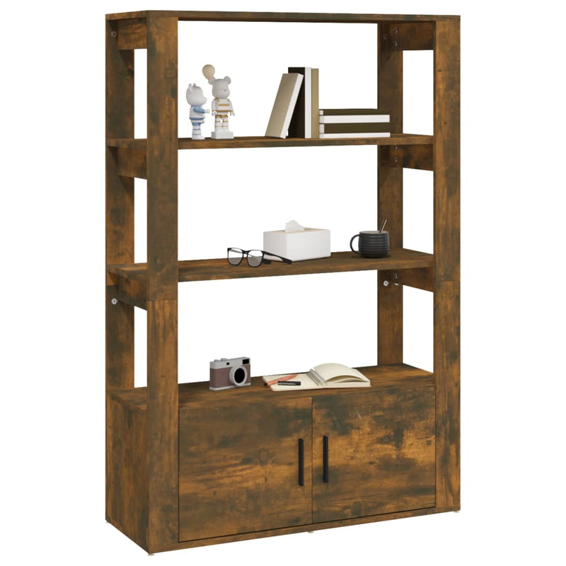 Sideboard Smoked Oak 80x30x119.5 cm Engineered Wood Payday Deals