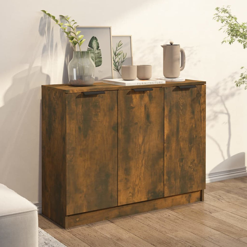 Sideboard Smoked Oak 90.5x30x70 cm Engineered Wood Payday Deals