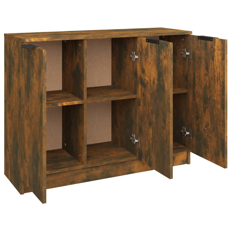 Sideboard Smoked Oak 90.5x30x70 cm Engineered Wood Payday Deals