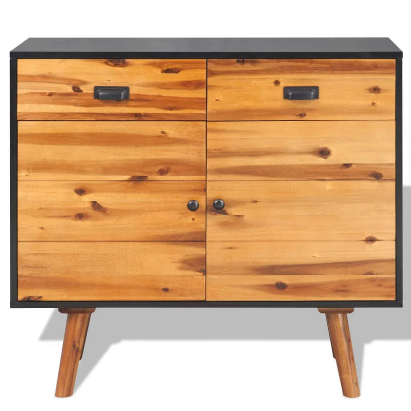 Sideboard Solid Acacia Wood 90x33.5x83 cm Payday Deals