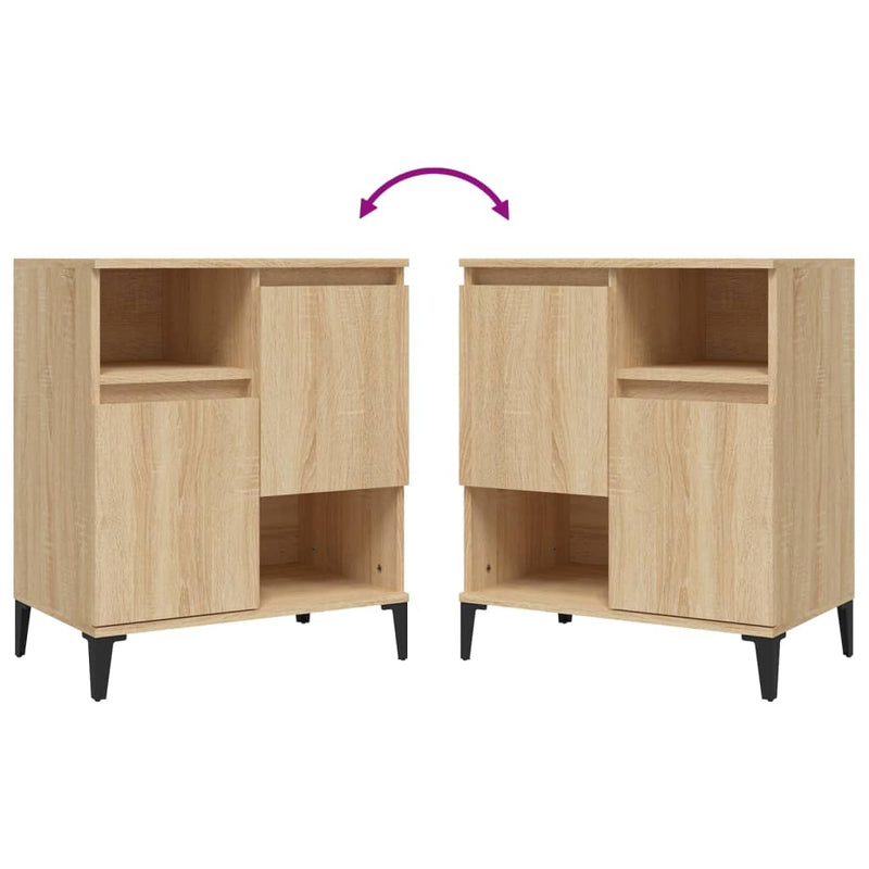 Sideboard Sonoma Oak 60x35x70 cm Engineered Wood Payday Deals