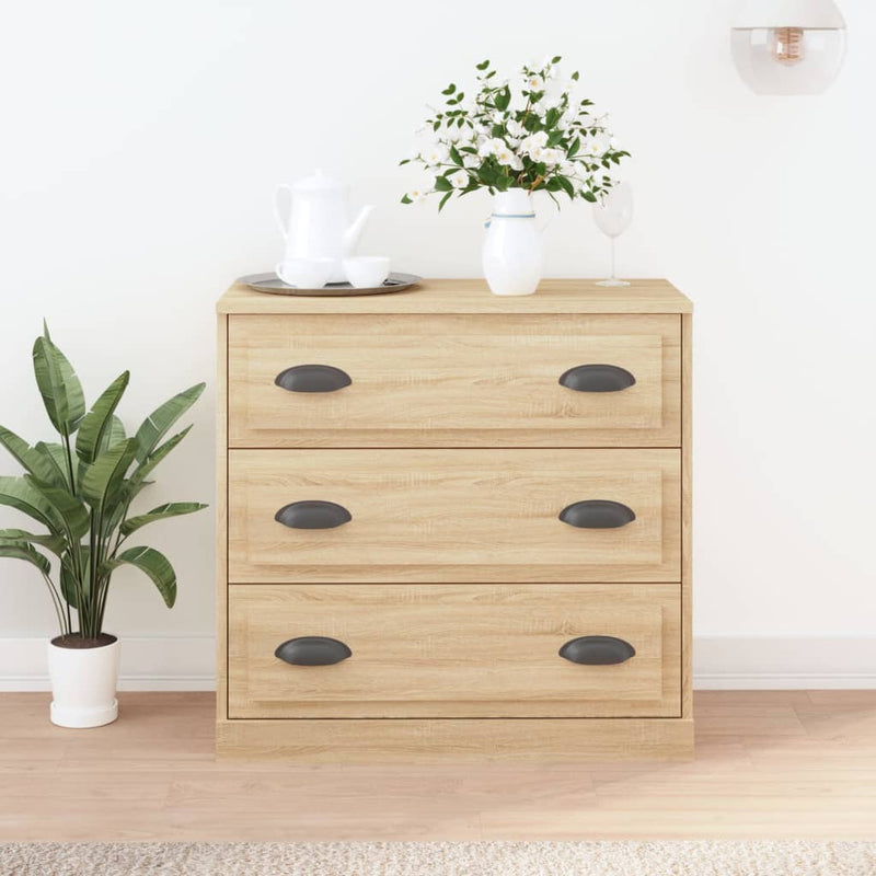 Sideboard Sonoma Oak 70x35.5x67.5 cm Engineered Wood Payday Deals