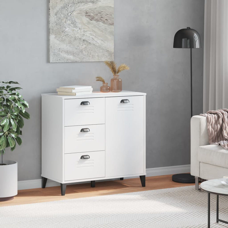 Sideboard VIKEN White 80x40x80 cm Engineered Wood Payday Deals