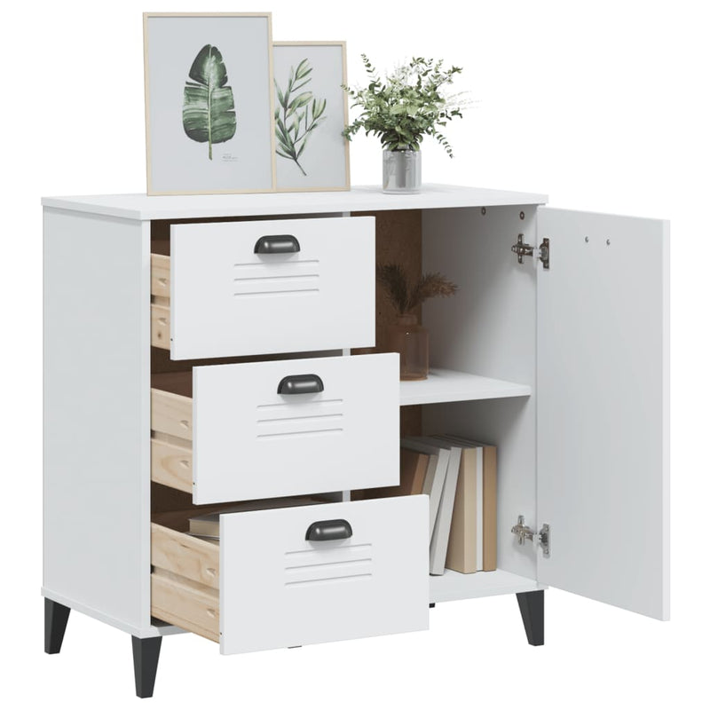 Sideboard VIKEN White 80x40x80 cm Engineered Wood Payday Deals