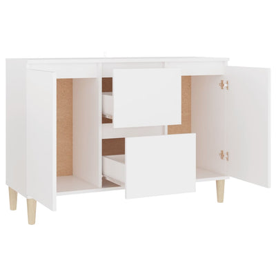 Sideboard White 101x35x70 cm Engineered Wood Payday Deals