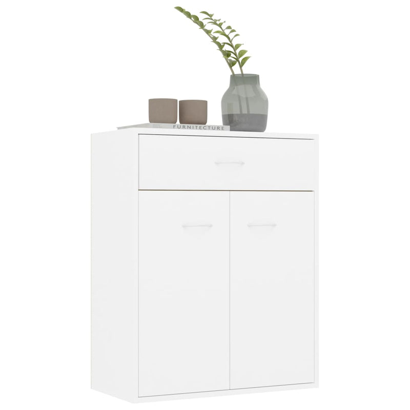 Sideboard White 60x30x75 cm Engineered Wood Payday Deals