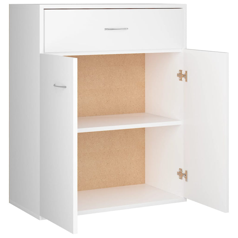 Sideboard White 60x30x75 cm Engineered Wood Payday Deals