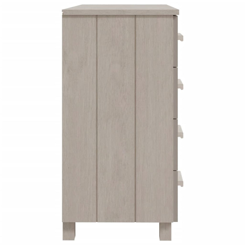 Sideboard White 79x40x80 cm Solid Wood Pine Payday Deals