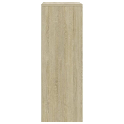 Sideboard with 6 Drawers Sonoma Oak 50x34x96 cm Engineered Wood Payday Deals