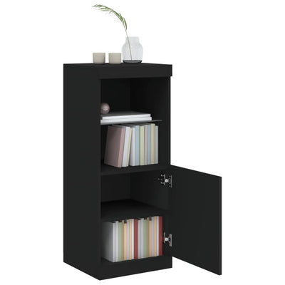 Sideboard with LED Lights Black 41x37x100 cm Payday Deals