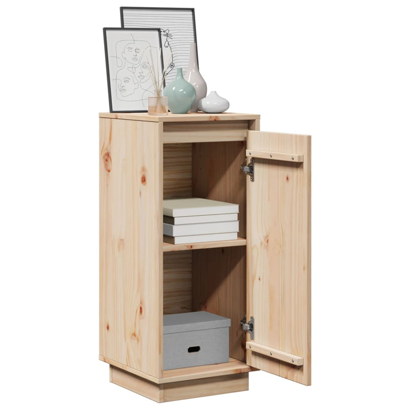 Sideboards 2 pcs 31.5x34x75 cm Solid Wood Pine Payday Deals