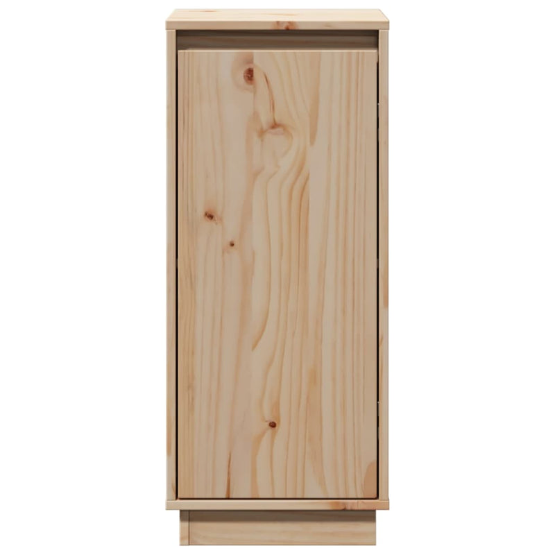 Sideboards 2 pcs 31.5x34x75 cm Solid Wood Pine Payday Deals