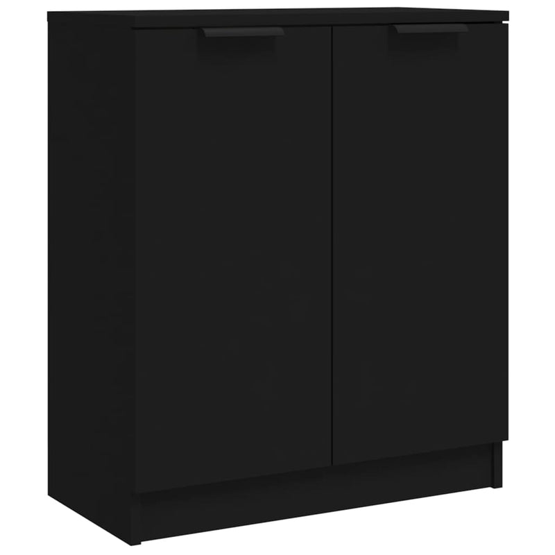 Sideboards 2 pcs Black 60x30x70 cm Engineered Wood Payday Deals