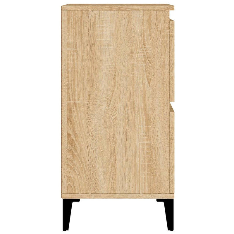Sideboards 2 pcs Sonoma Oak 60x35x70 cm Engineered Wood Payday Deals