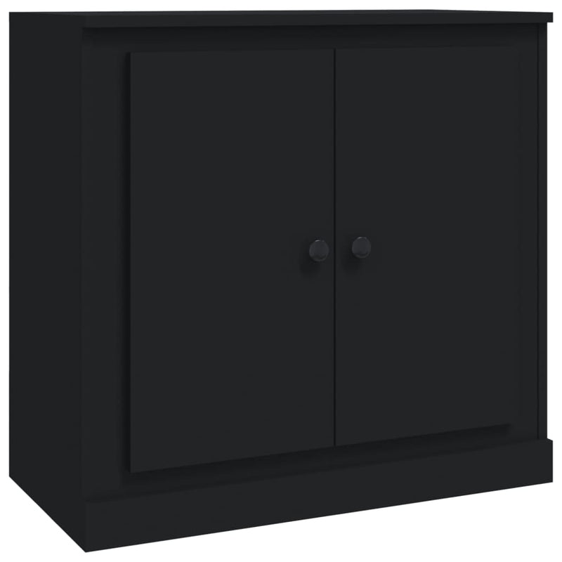 Sideboards 3 pcs Black Engineered Wood Payday Deals