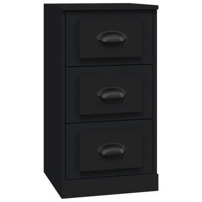 Sideboards 3 pcs Black Engineered Wood Payday Deals