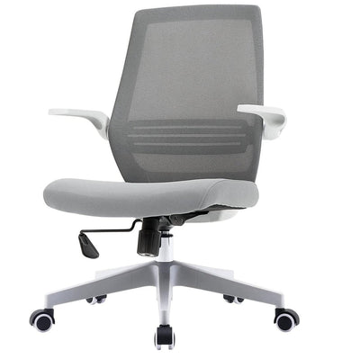 SIHOO M76 Ergonomic Office Chair Swivel Desk Chair Height Adjustable Mesh Back Computer Chair with Lumbar Support, 90° Flip-up Armrest Grey Payday Deals