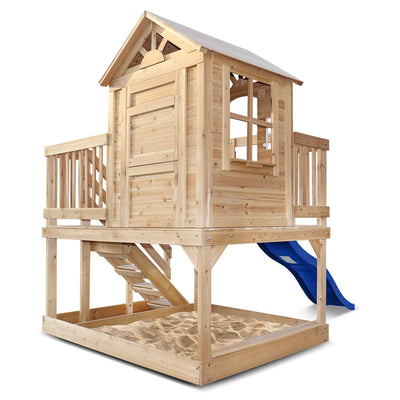 Silverton Cubby House with 1.8m Blue Slide Payday Deals