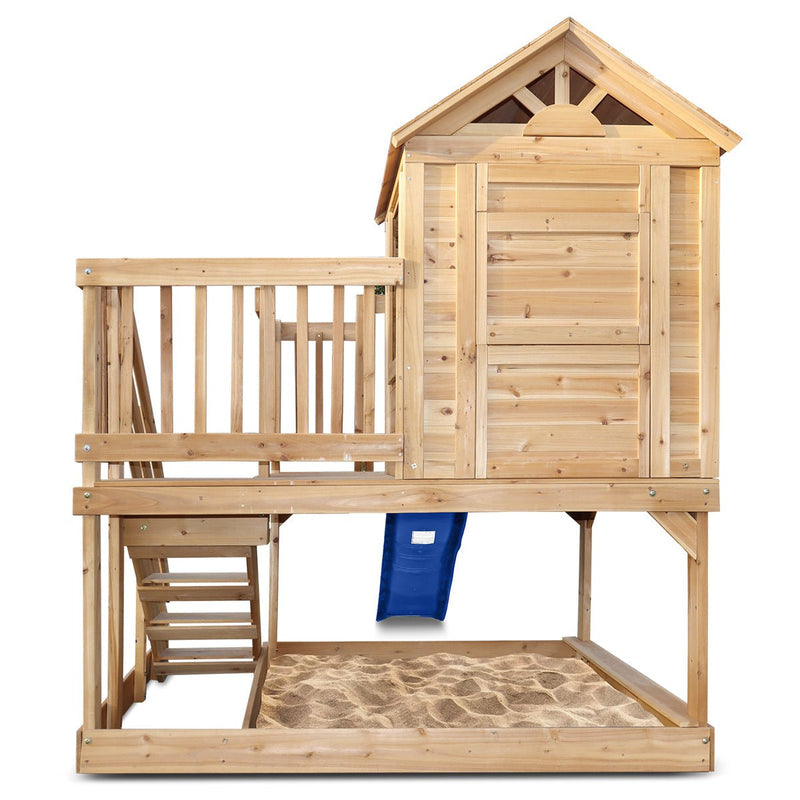 Silverton Cubby House with 1.8m Blue Slide Payday Deals