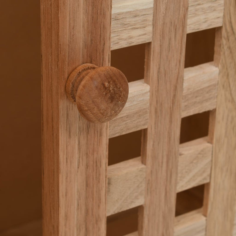 Sink Cabinet Solid Walnut Wood 66x29x61 cm Payday Deals