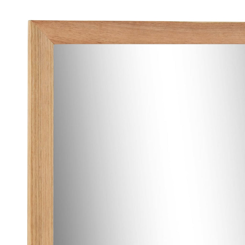 Sink Cabinet with Mirror Solid Walnut Wood Payday Deals