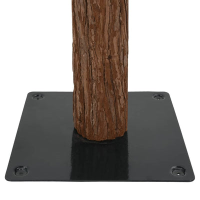 Slim Christmas Tree with Real Wood and Cones Green 180 cm PVC Payday Deals