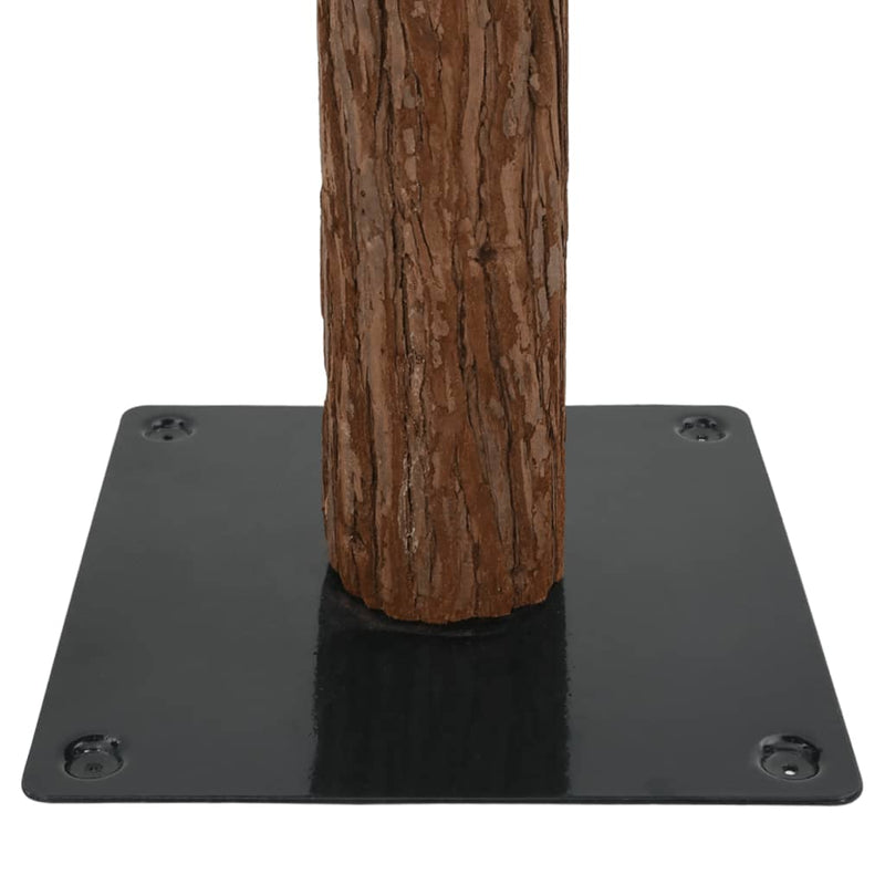 Slim Christmas Tree with Real Wood and Cones Green 210 cm PVC Payday Deals