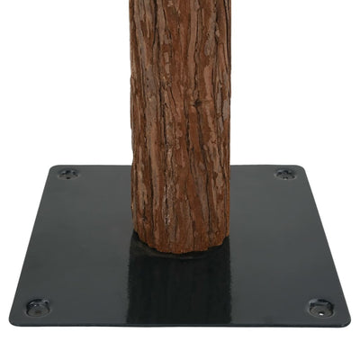 Slim Christmas Tree with Real Wood and White Snow Green 210 cm Payday Deals