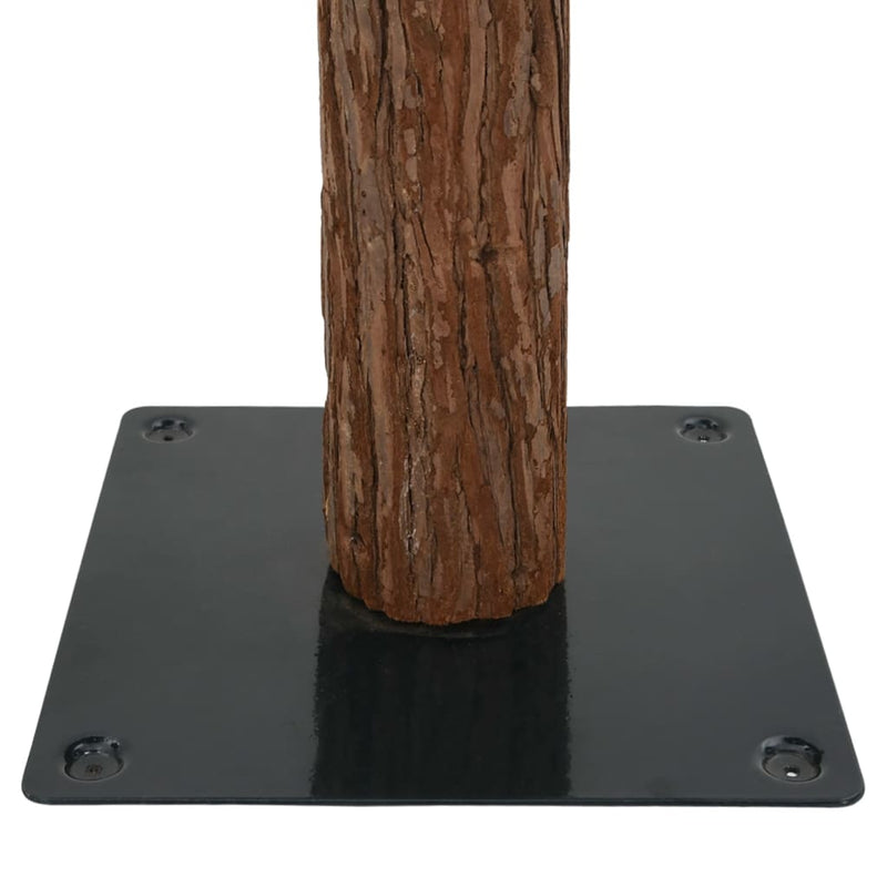 Slim Christmas Tree with Real Wood and White Snow Green 210 cm Payday Deals