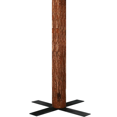 Slim Pre-lit Christmas Tree with Real Wood&White Snow Green 180 cm Payday Deals